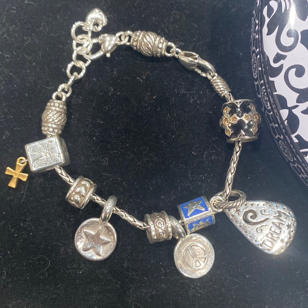 never used brighton charm bracelet excellent